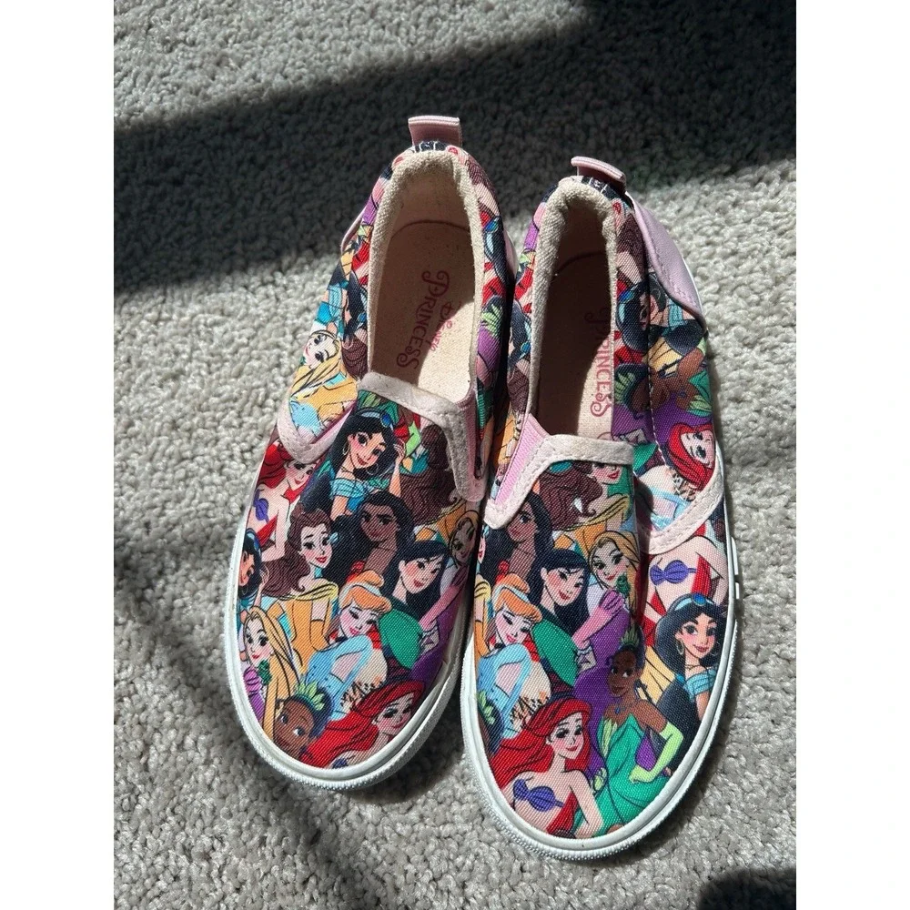 Girls Ground Up Disney Princess Slip On Shoes Sz 13